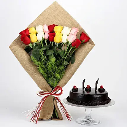Birthday cake and flowers online delivery
